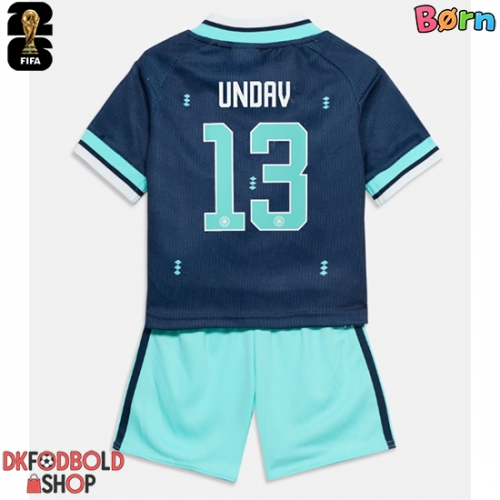 Tyskland Deniz Undav #13 Udebanesæt Børn VM 2026 Kort ærmer (+ korte bukser)